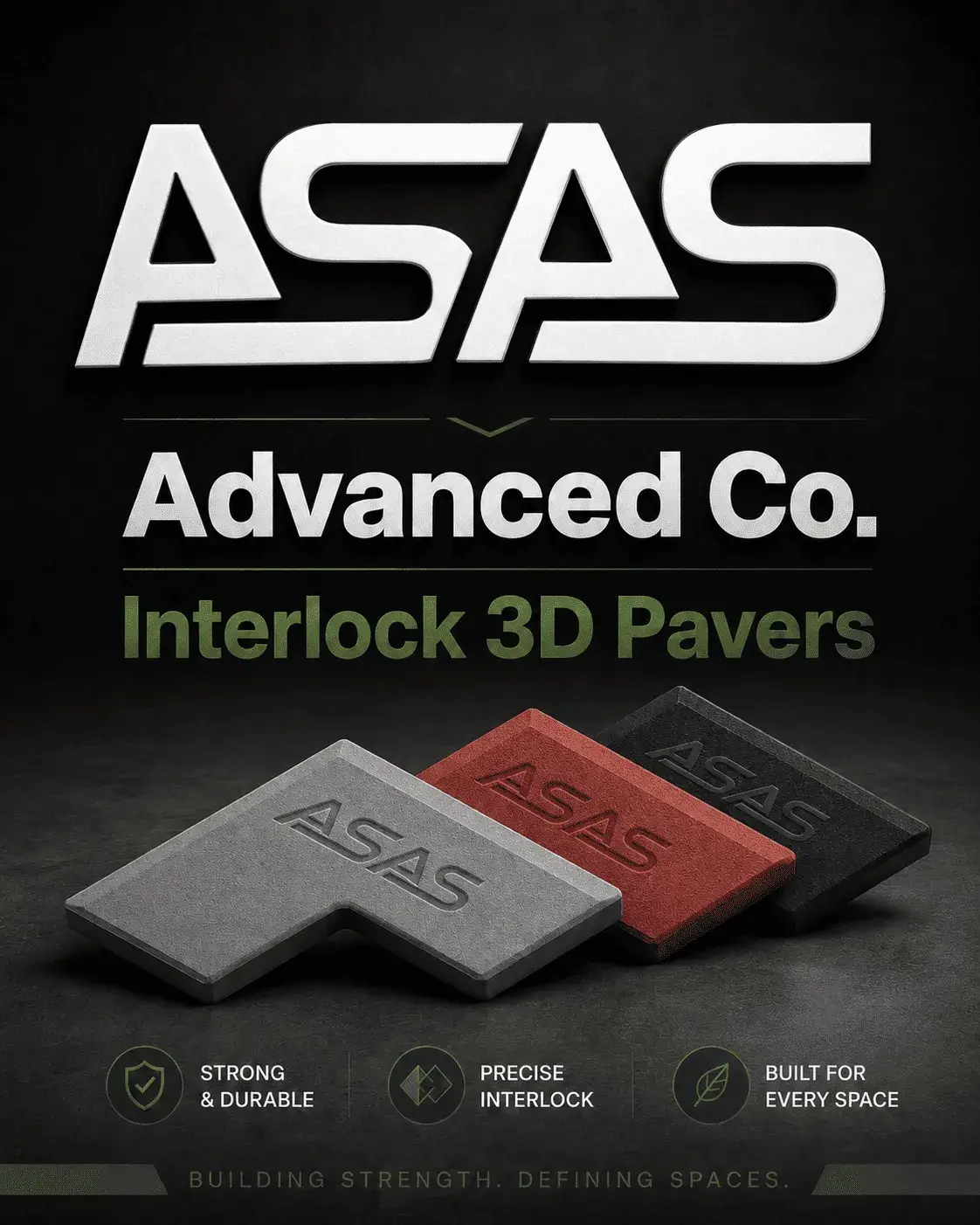 Rectangular Interlock Paver Tiles