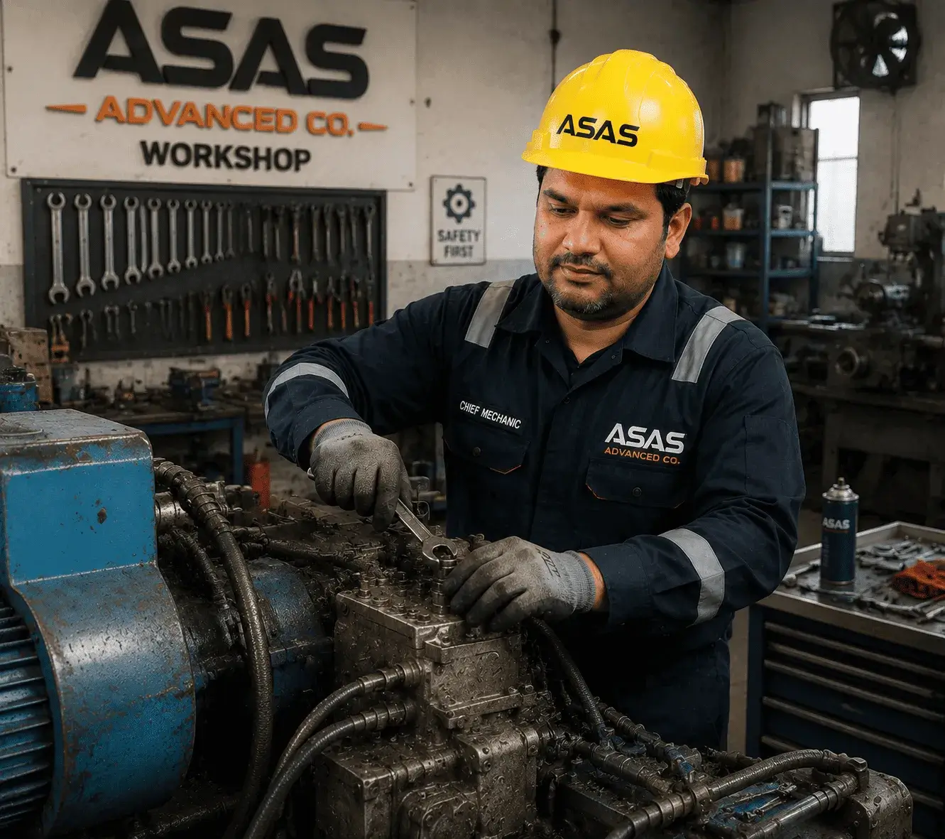 Abid Khan ASAS Machine Mechanic