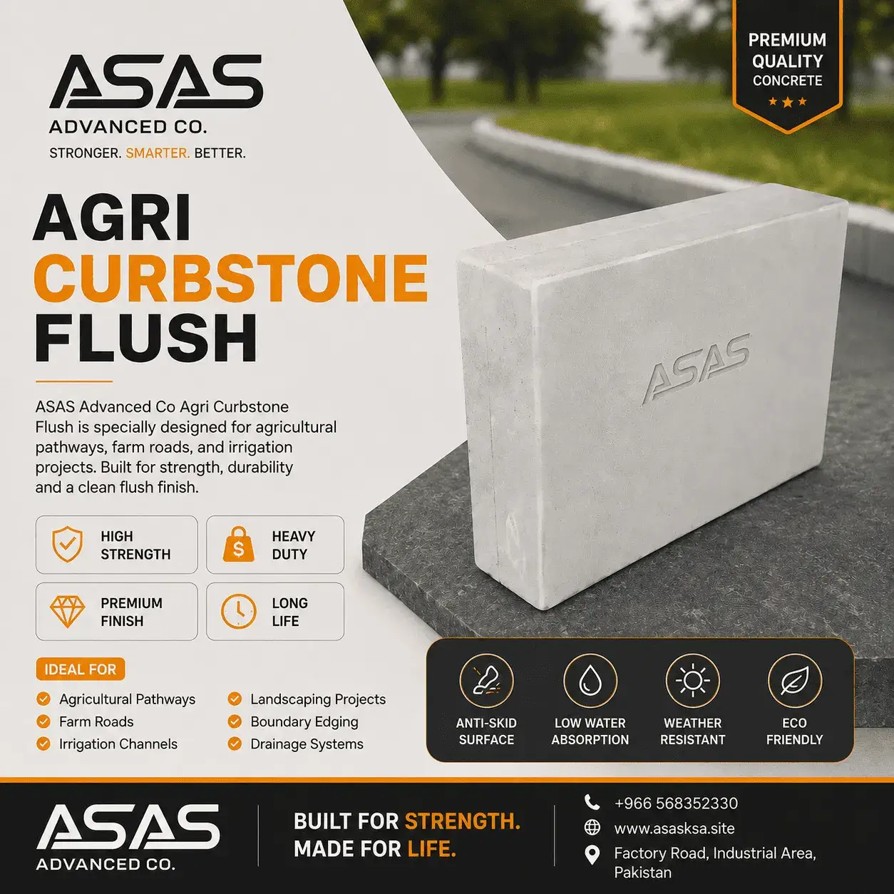 ASAS Advanced Co Agri Curbstone Flush
