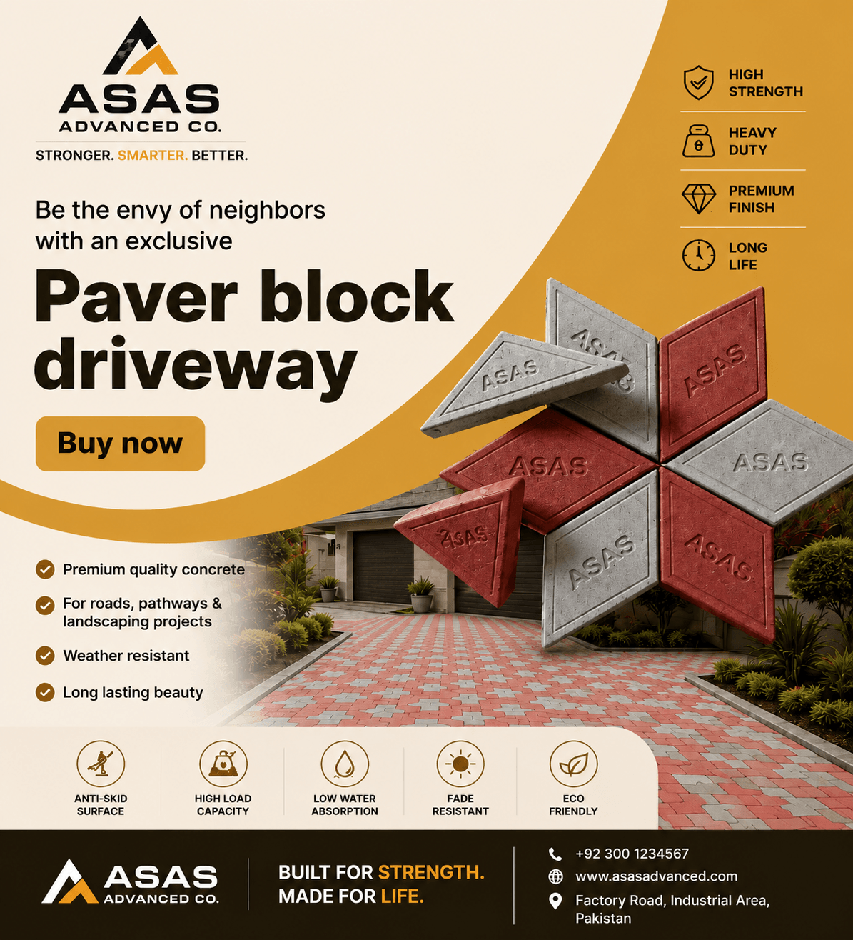 Diamond Interlock Paver Tiles