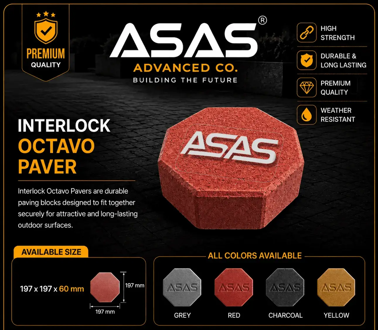 Uni Interlock Paver Tiles